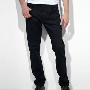Levi’s 513 Slim Straight Black Jeans
